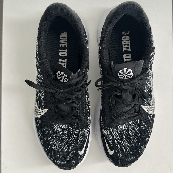 Nike | Womens SuperRep Go 3 Flyknit Next Nature, (Black/White) - Size 6.5 - Picture 6 of 8